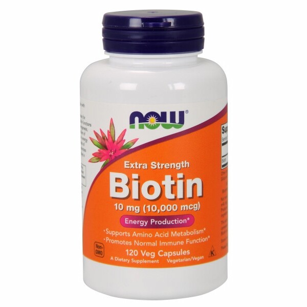 Biotin Extra Strength 120 vcaps By Now Foods