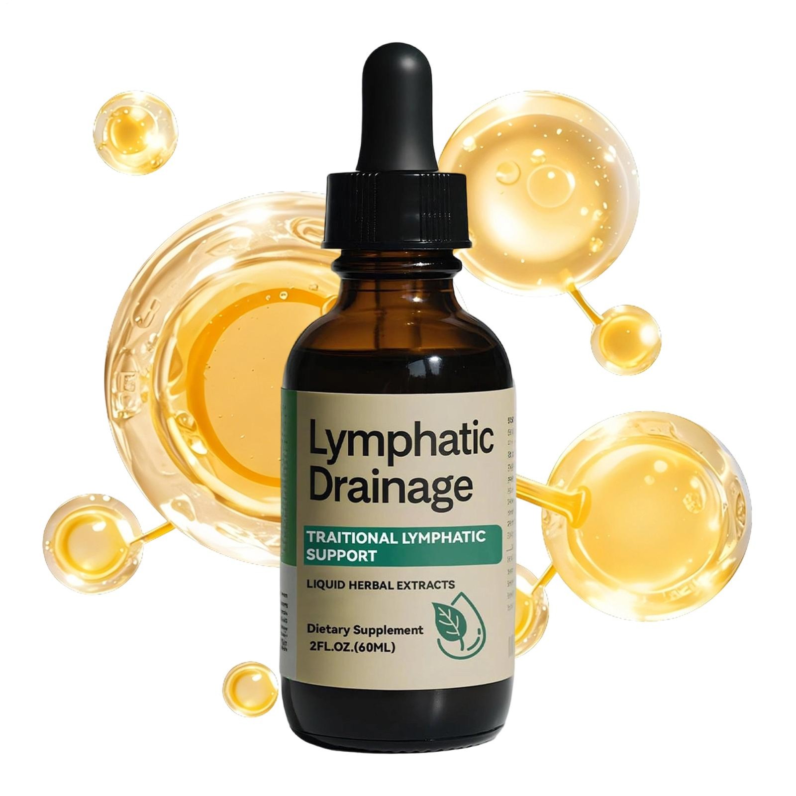 Lymphatic Drainage Drops 60ml Lymphatic Drainage Supplement to Healthy