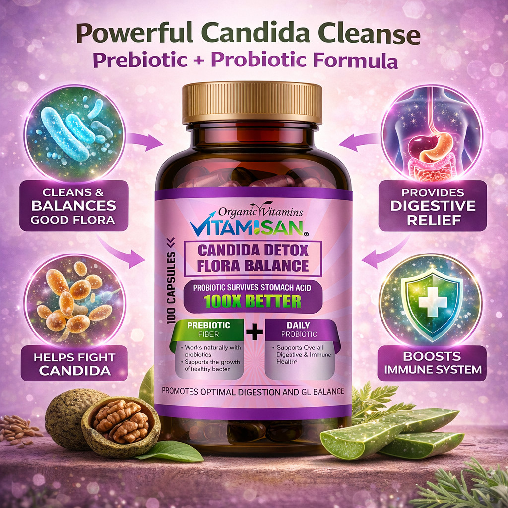 PARASITE DETOX BODY CLEANSE Complex Anti- PARASITE Support Detox Candida 180CAPS