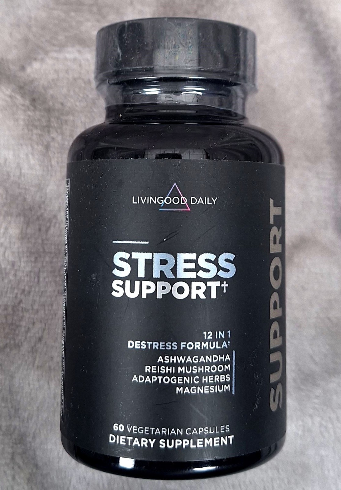 Livingood Daily STRESS SUPPORT 60 caps destress formula supplement exp 12/26