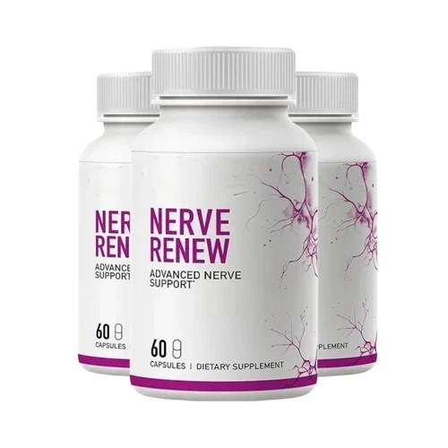 3-Pack Nerve Renew Capsules – Advanced Nerve Support Daily Capsules- 180 Caps