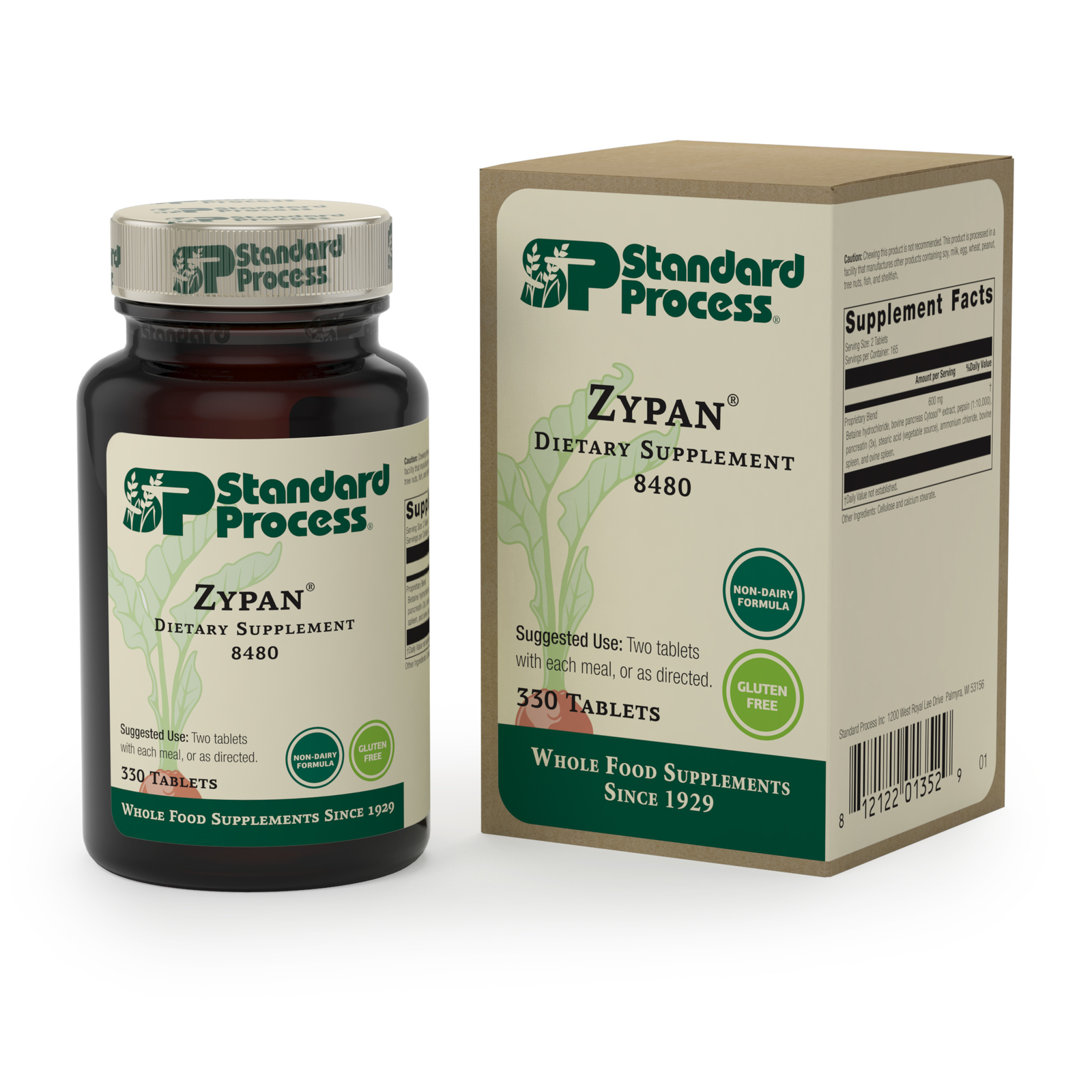 Standard Process – Zypan – 330 Tablets