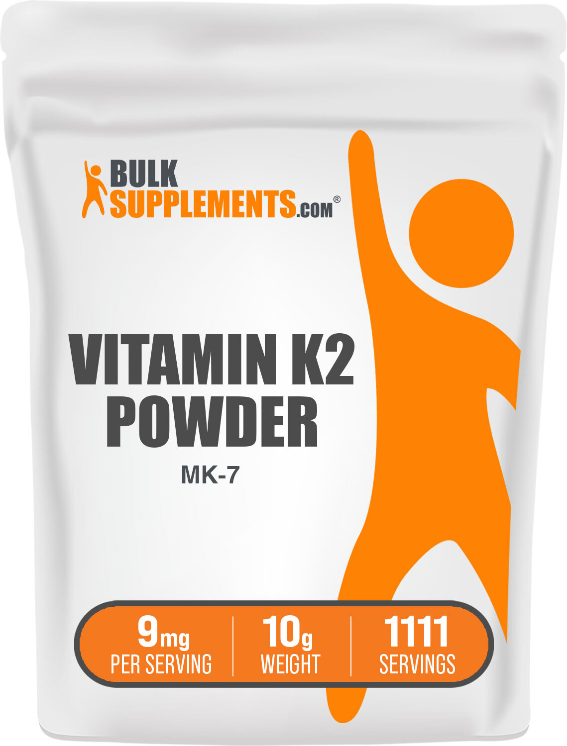 BulkSupplements Vitamin K2 1% (MK-7) Powder – Promotes Strong Bones