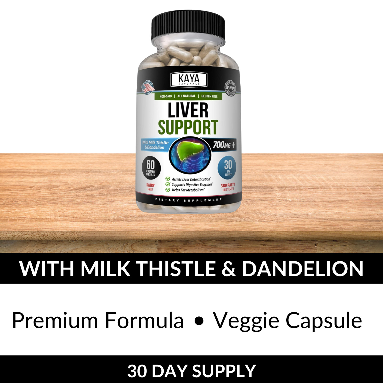 Liver Support, Cleanse, Detox & Repair Formula Including NAC N Acetyl Cysteine