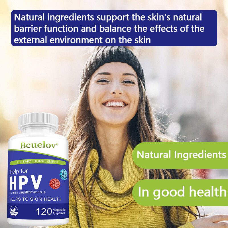 Help For HPV (human papillomavirus) Relief Skin Conditions, Warts-120 capsules