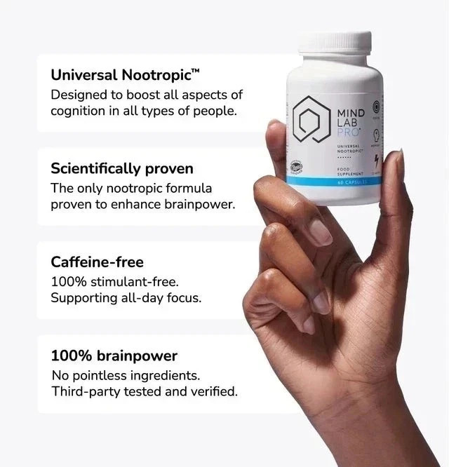 2 Pack Universal Nootropic – Focus Memory Plus Mental Clarity 60 Capsules /