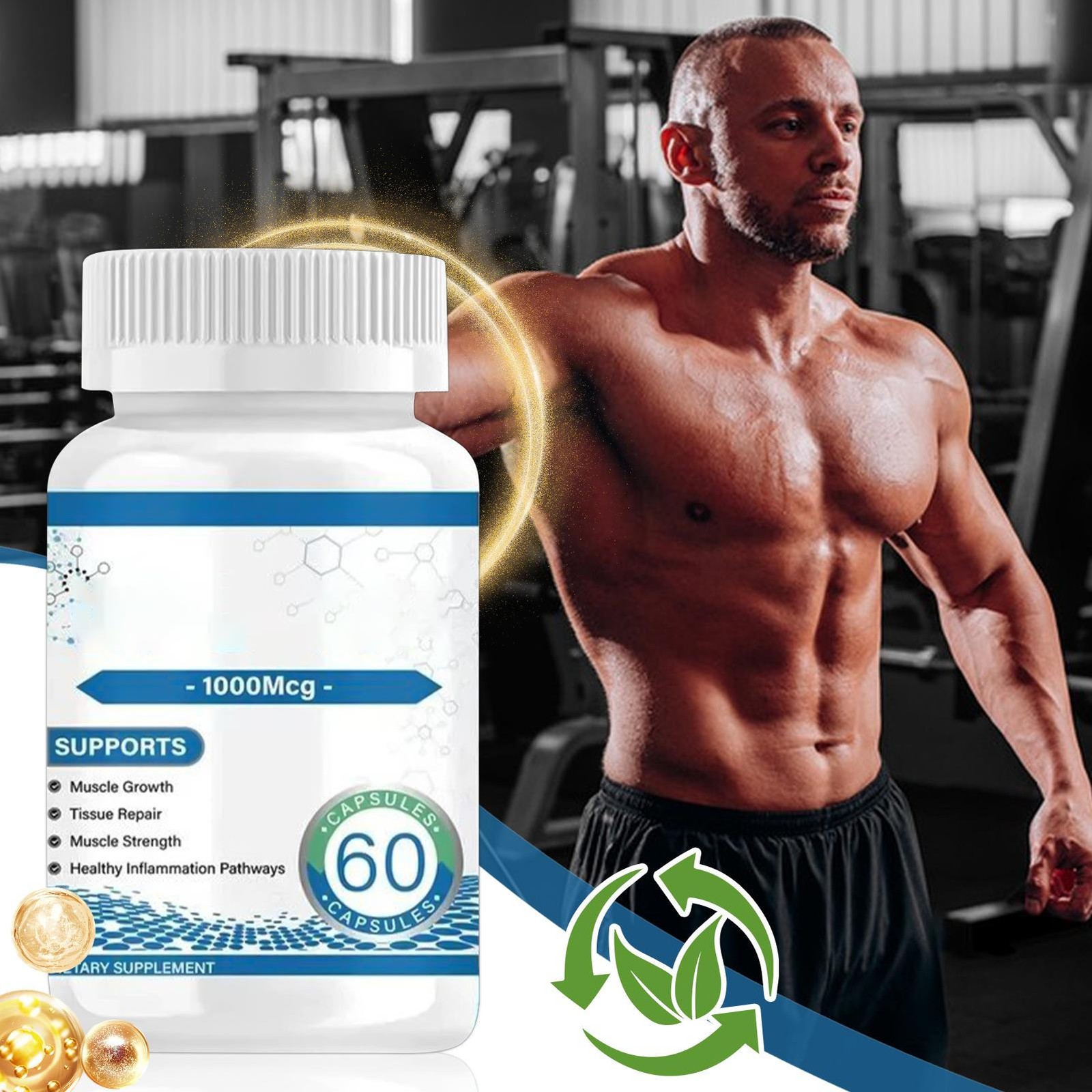 Sports Mcg 1000 Collagen 60 Count B|157Peptides Health Muscle Recovery Supply