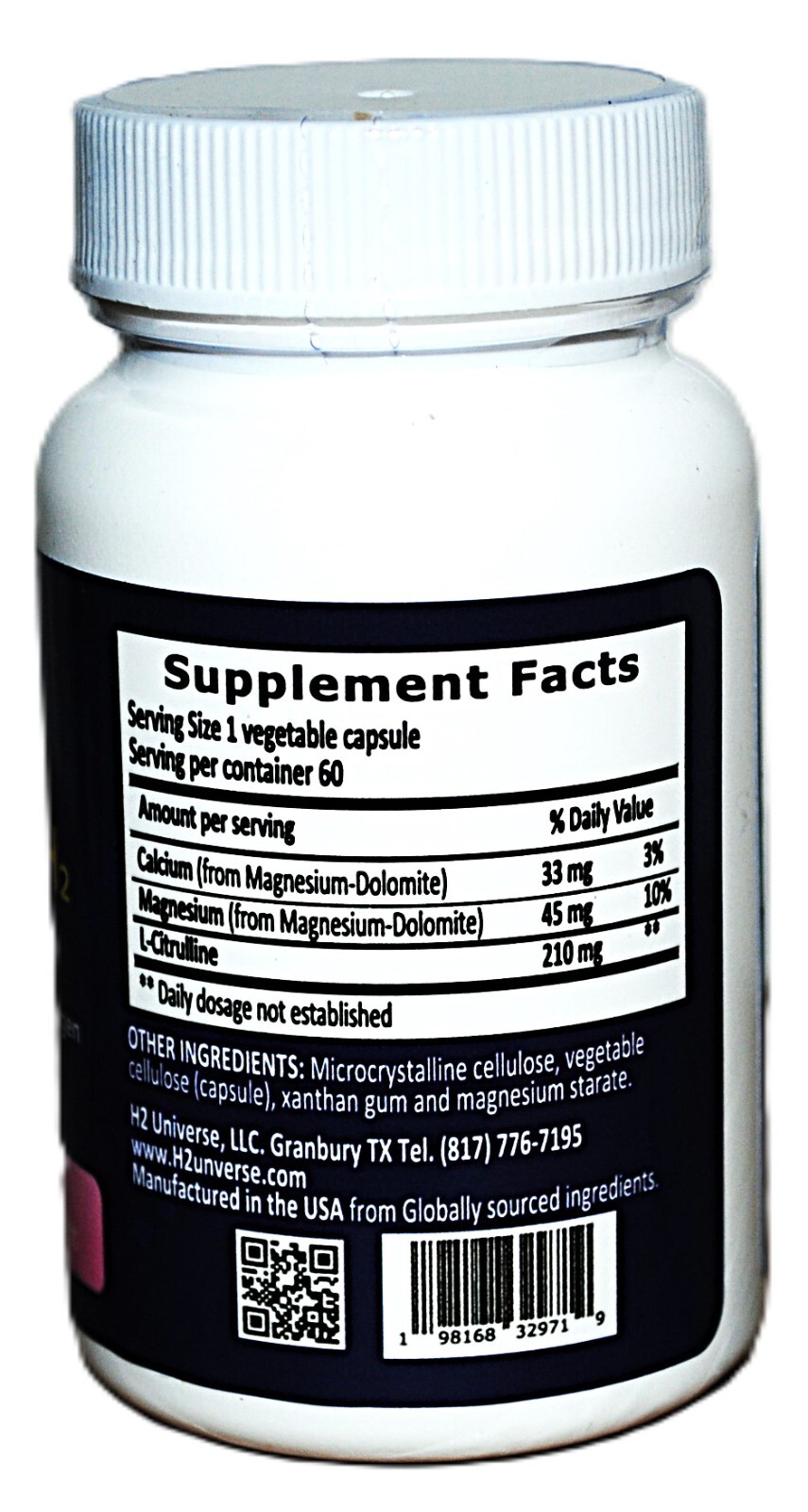 True Nano H2 Plus L-Citrulline Best Source of Molecular Hydrogen & Nitric Oxide