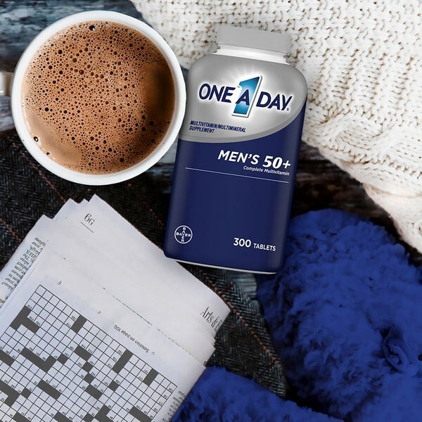 One A Day Men’s 50+ Healthy Advantage Multivitamin, 300 Tablets – Free Shipping!