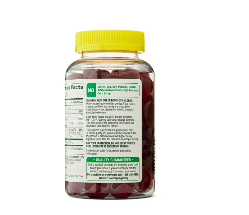 Spring Valley Beet Root Veg Gummy 60Ct, 2 PACK