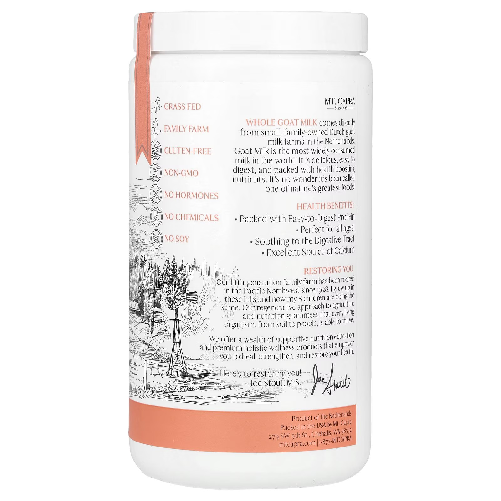 Products – Capramilk Whole Goat Milk Powder – 1 Lb.