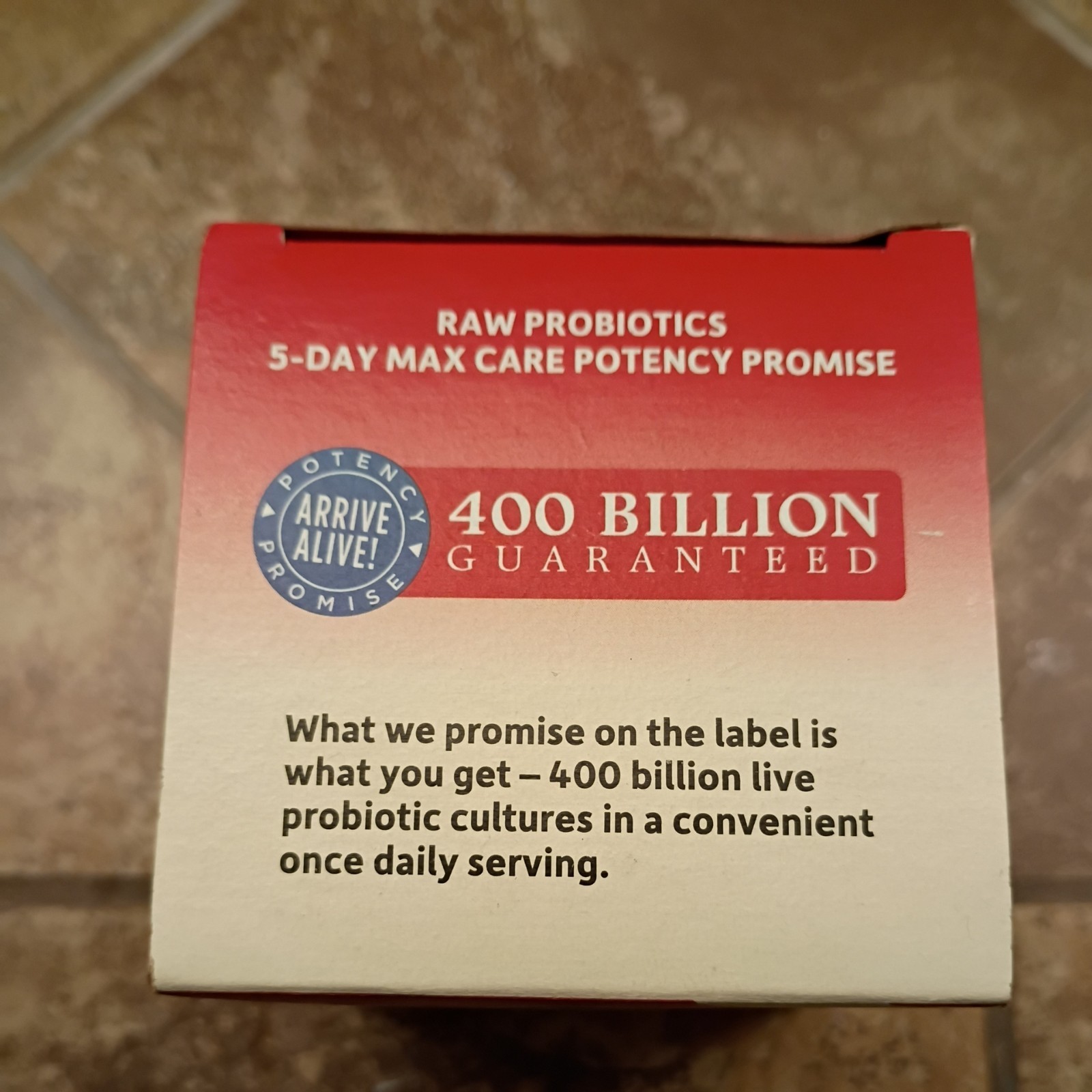 Garden of Life Raw Probiotics 5-Day Max Care 400 Billion Cfu 2.4 oz Pwdr