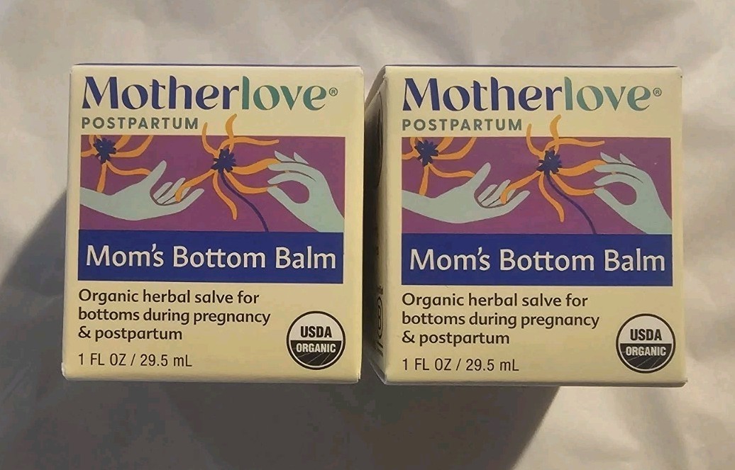 Motherlove: Rhoid Balm 1 FL OZ – Postpartum Organic Herbal Relief – EXP 02/2026