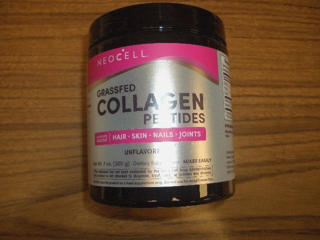 Neocell Grassfed Collagen Peptides Powder 7 oz Unflavored Exp 3/2030