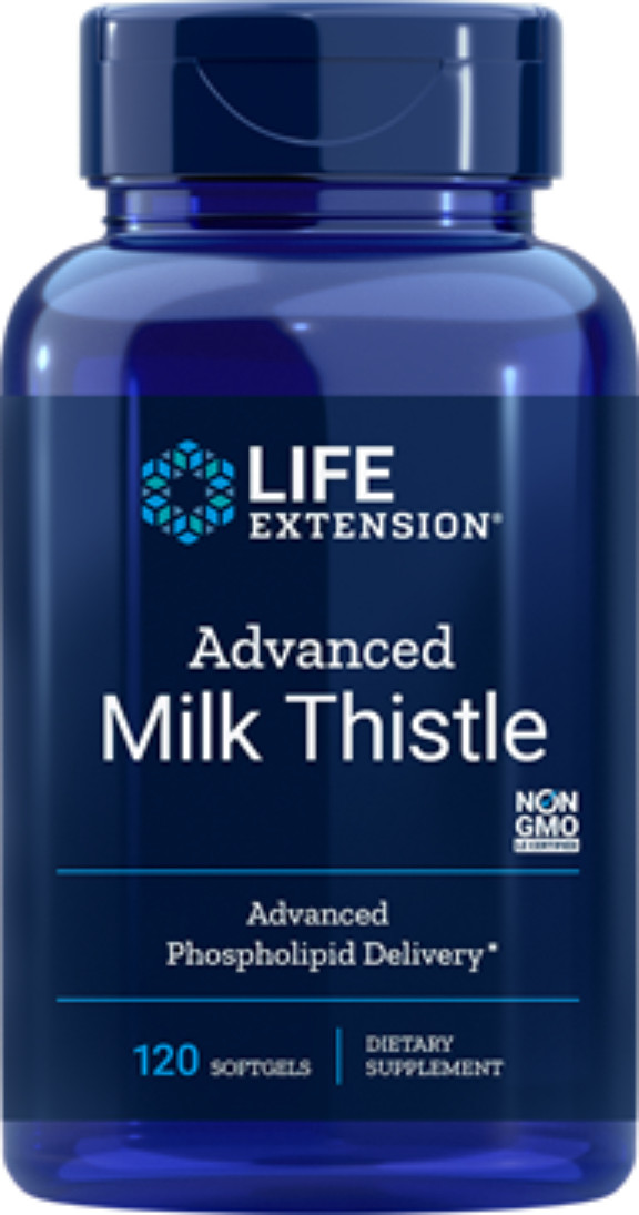 TAKE OFF $24 NOW! THREE PACK SALE Life Extension Advanced Milk Thistle 120 gels