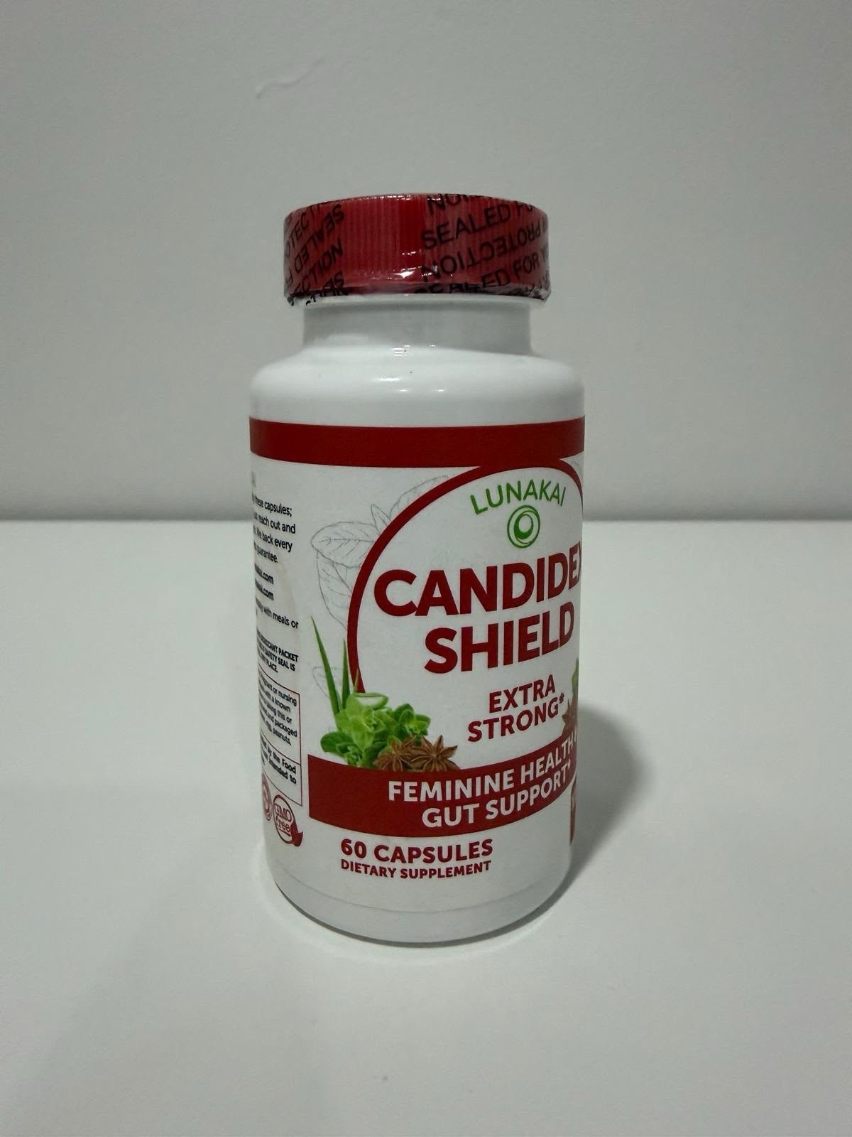 Lunakai USA Made Candidex Shield 60 Capsules Feminine Health & Gut Support