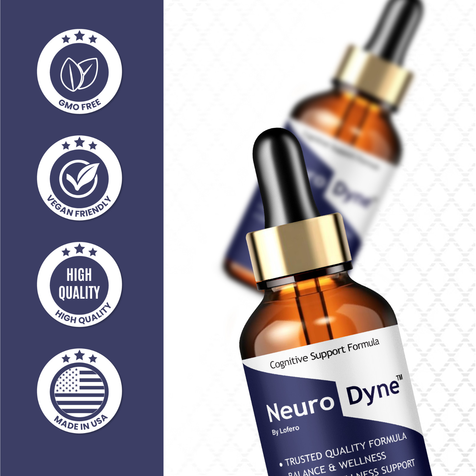 (3 Pack) Neurodyne Drops Advanced Nerve Health Support, Neuro Dyne (6oz)
