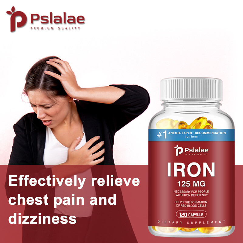 Iron Supplements (Ferrous Sulfate) 125mg – Anemia Relief,Energy & Immune Support