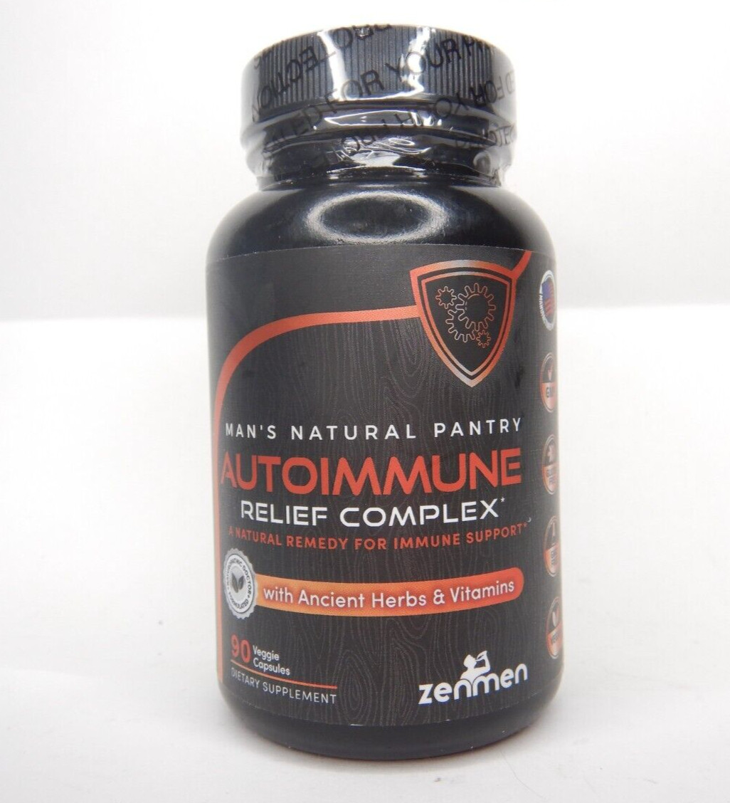 ZENMEN Natural Autoimmune Relief Complex 90 Veggie Caps 12/24