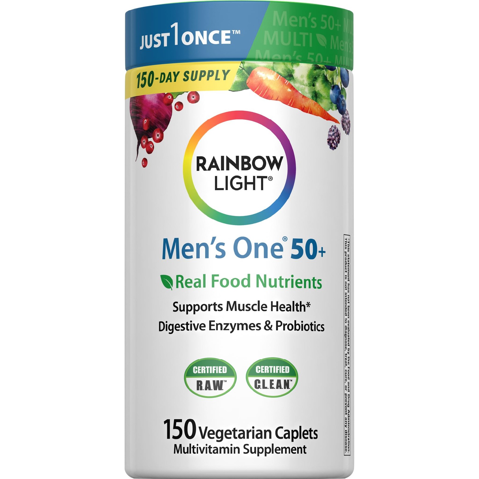 Mens Multivitamin One + for 50 Plus | 150 Caplets