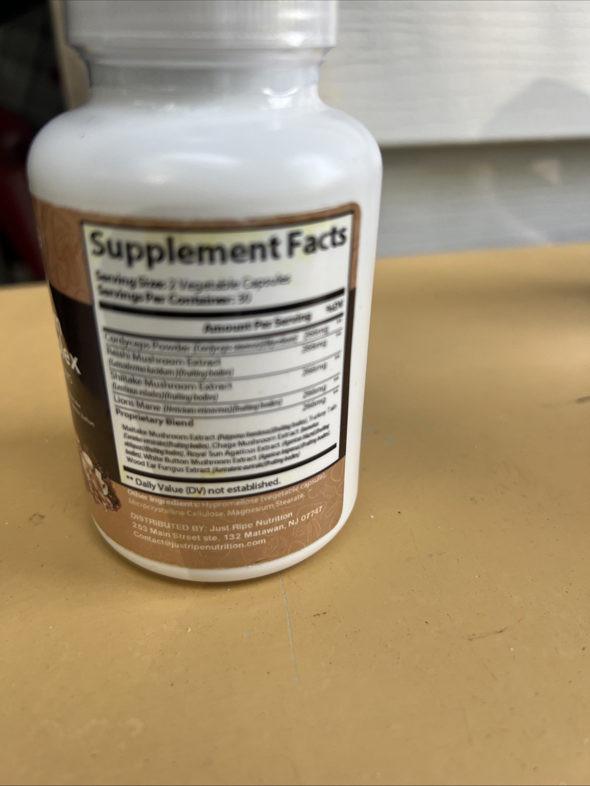 Just Ripe Mushroom Ultra Complex 60 Capsules Exp4/2029
