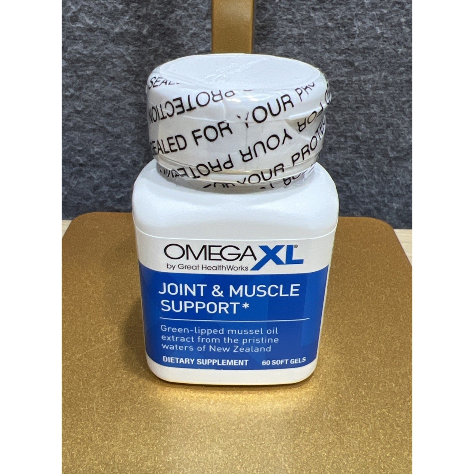 Omega XL 60 Soft Gels Great Health Works Joint Pain Relief Exp 10/2027