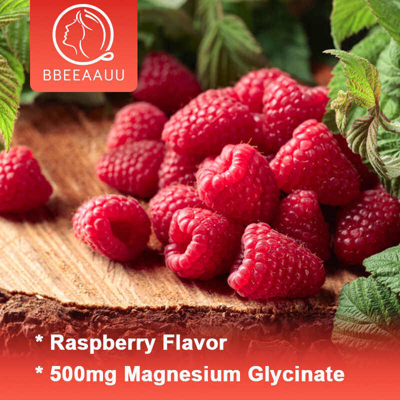500mg Magnesium Glycinate Gummies Improve Sleep Promotes Cognition & Focus 60pcs