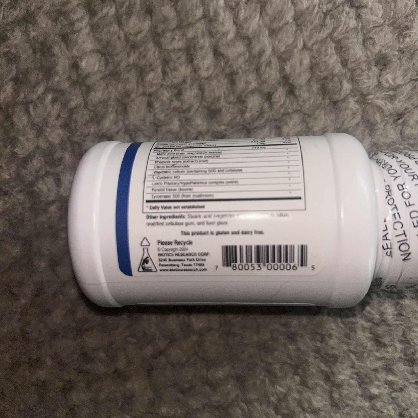 Biotics Research ADB5-Plus 90 Tablets Adrenal Glandular Stress Support 12/2025