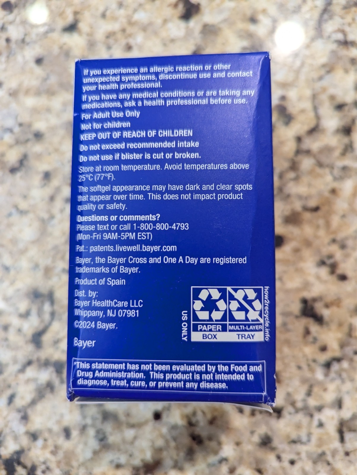 One A Day Age Factor Cell Defense Supplement 30 softgels exp: 03/2026