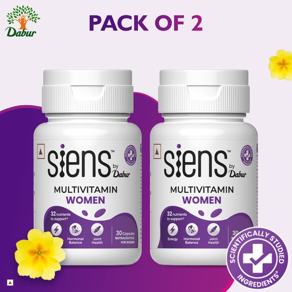 Siens by Dabur Multivitamin For Women| Daily Nutrition And Wellness Support Pack