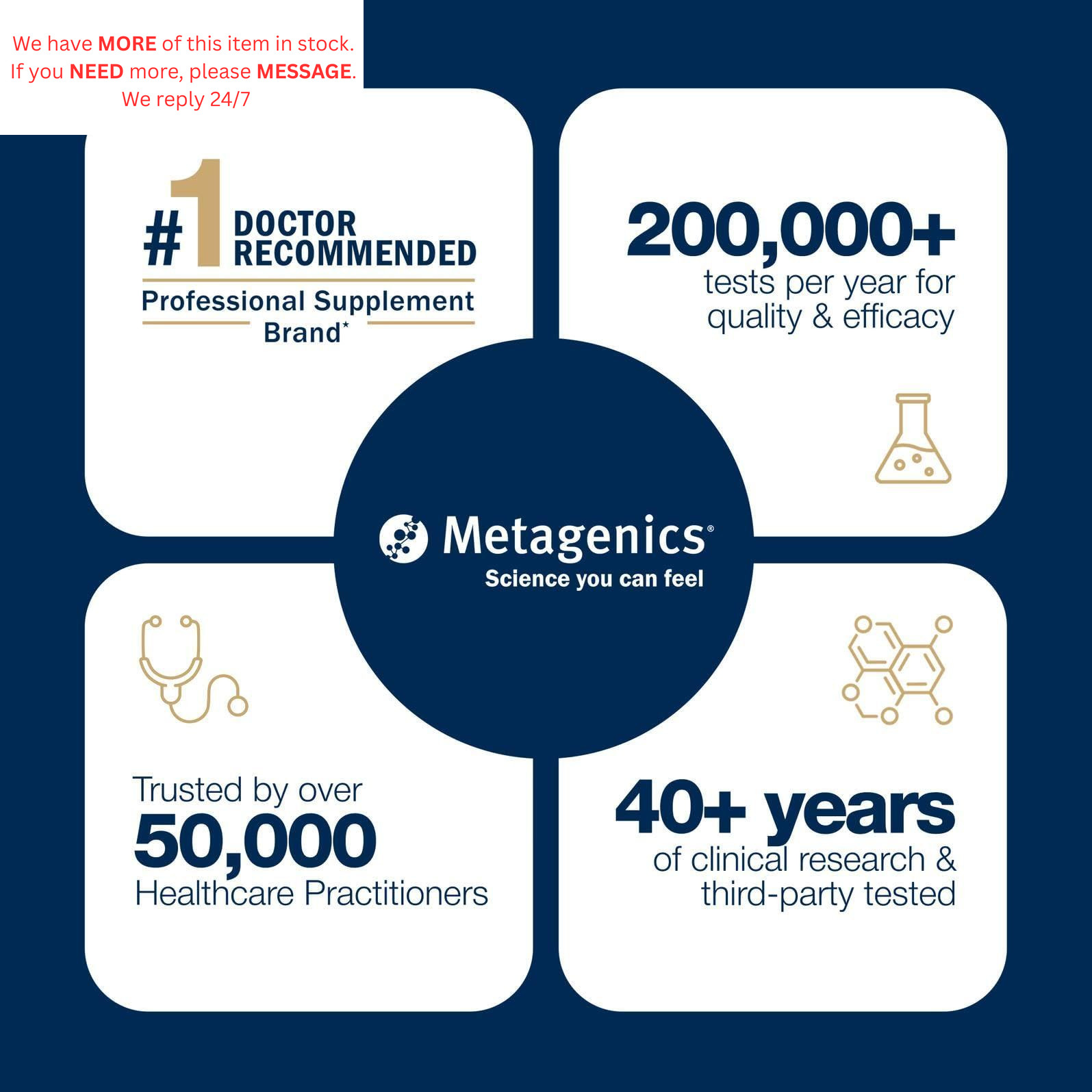 Metagenics Magnesium L-Threonate – Magtein 120 Count (Pack of 1)