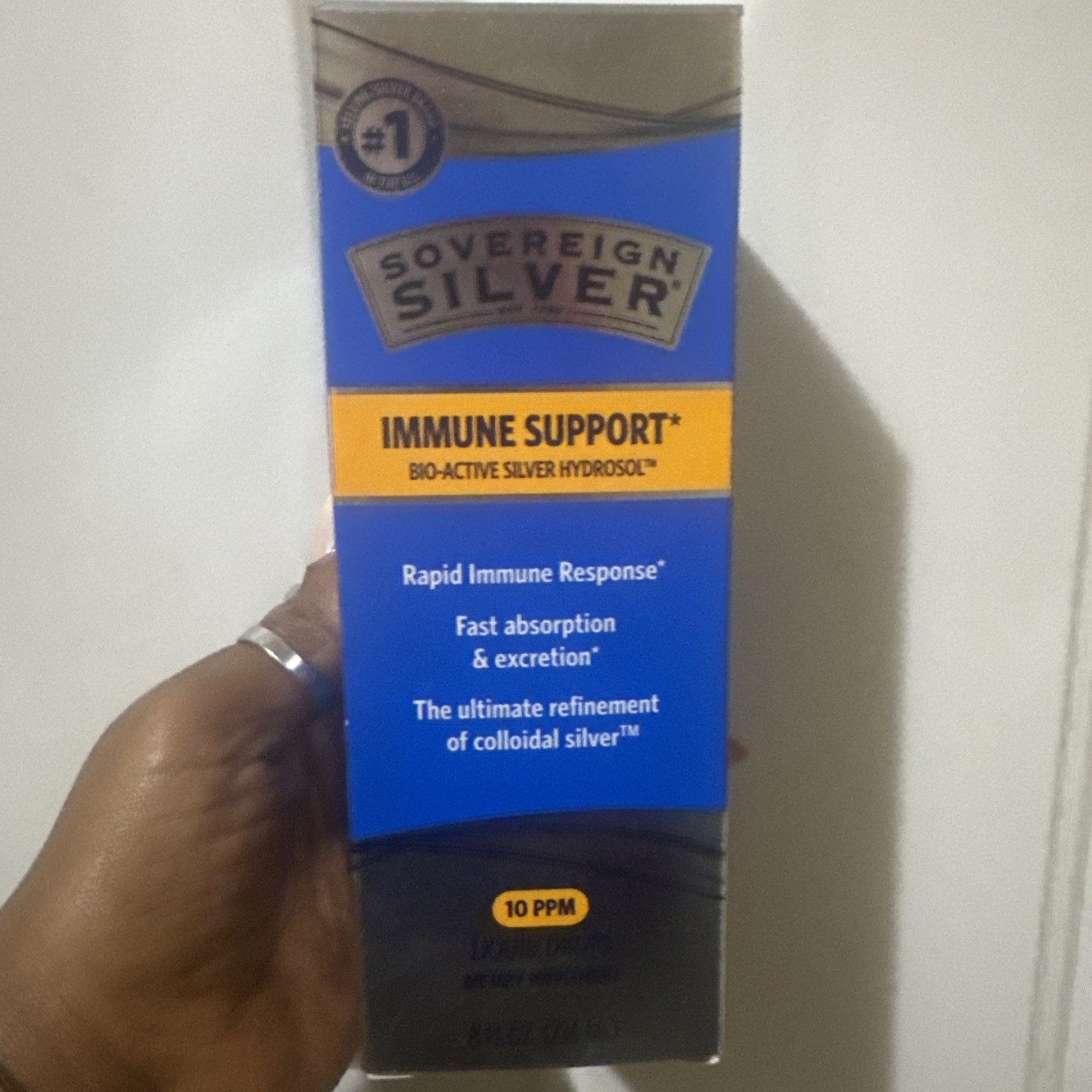 Sovereign Silver SSV-23233 Hydrosol Colloidal Silver – 8oz