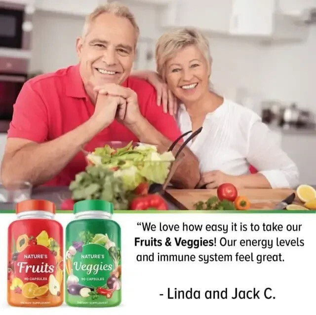 LineOne Balanced and Natural Whole Food Fruits and Veggies Dietary 180 Caps