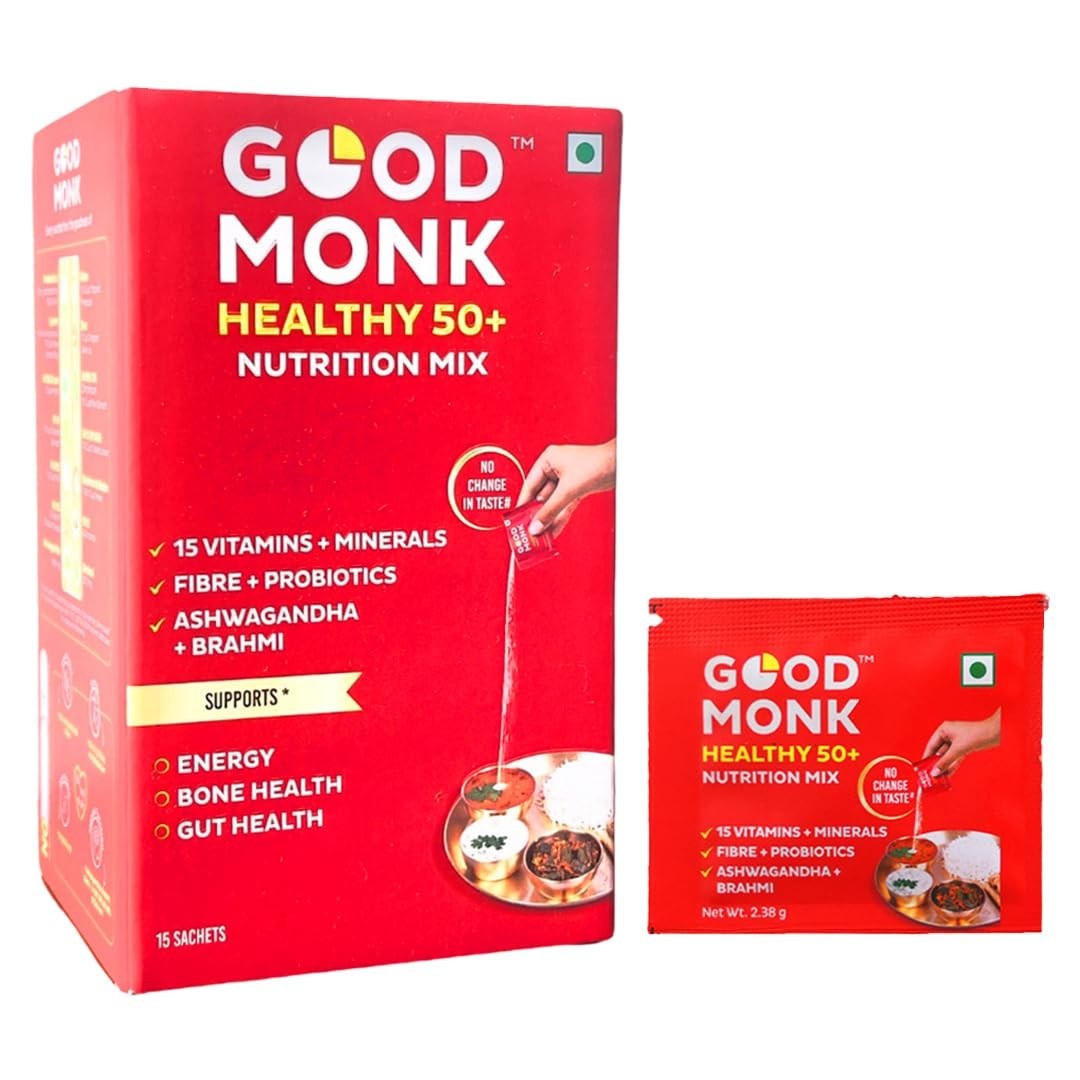 Good Monk Healthy 50+ Multivitamin for Senior Men & Women