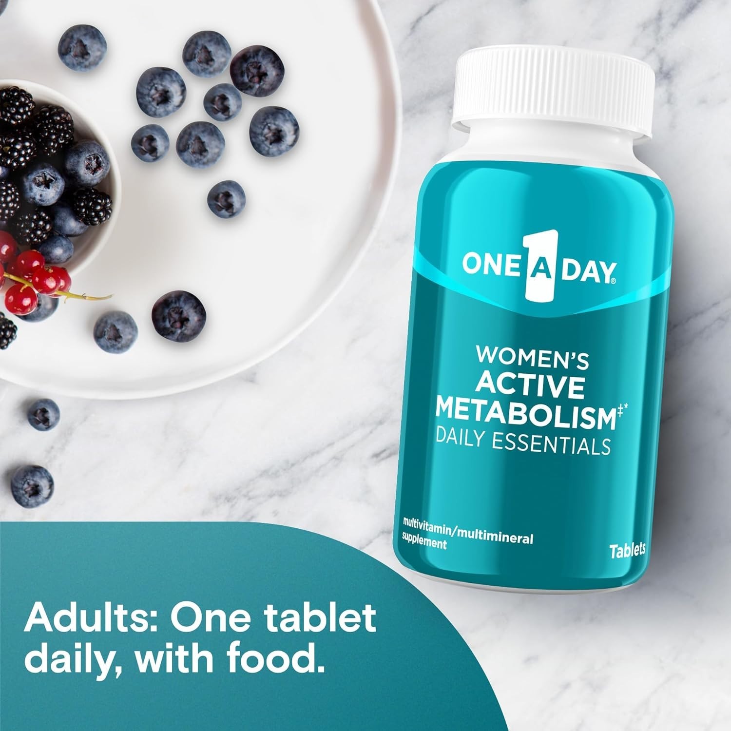 Women’S Active Metabolism Daily Essential, Multivitamin for Women, Metabolism Su