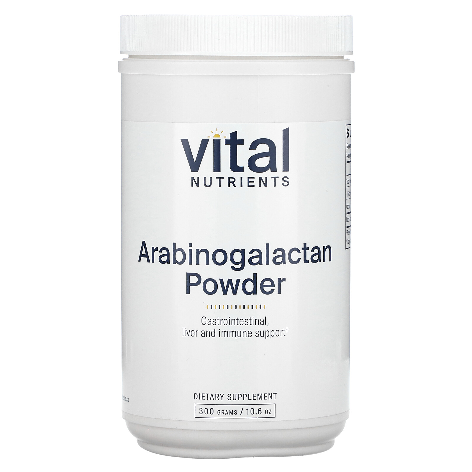 Arabinogalactan Powder, 10.6 oz (300 g)