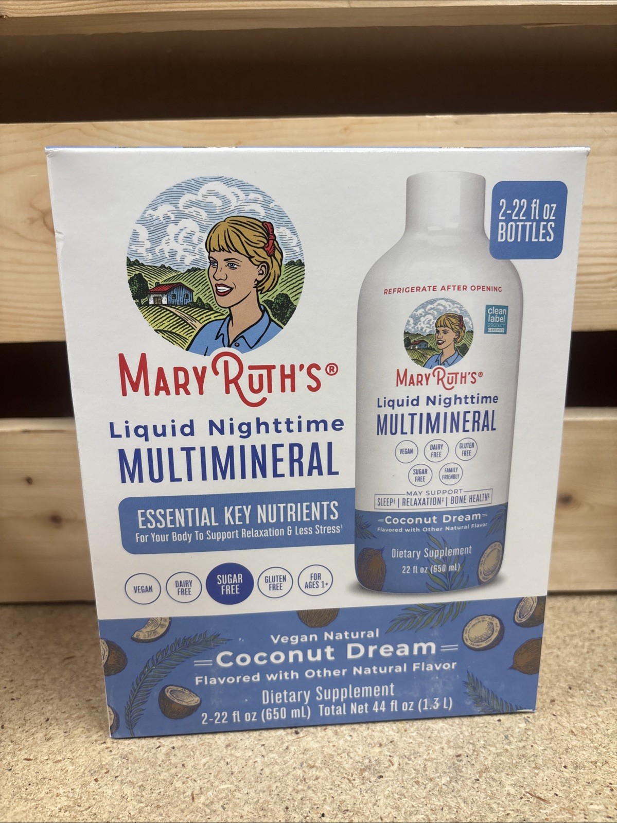 MaryRuth’s Liquid Nighttime Multimineral, Coconut Dream, 22 fl. oz. exp: 05/2027