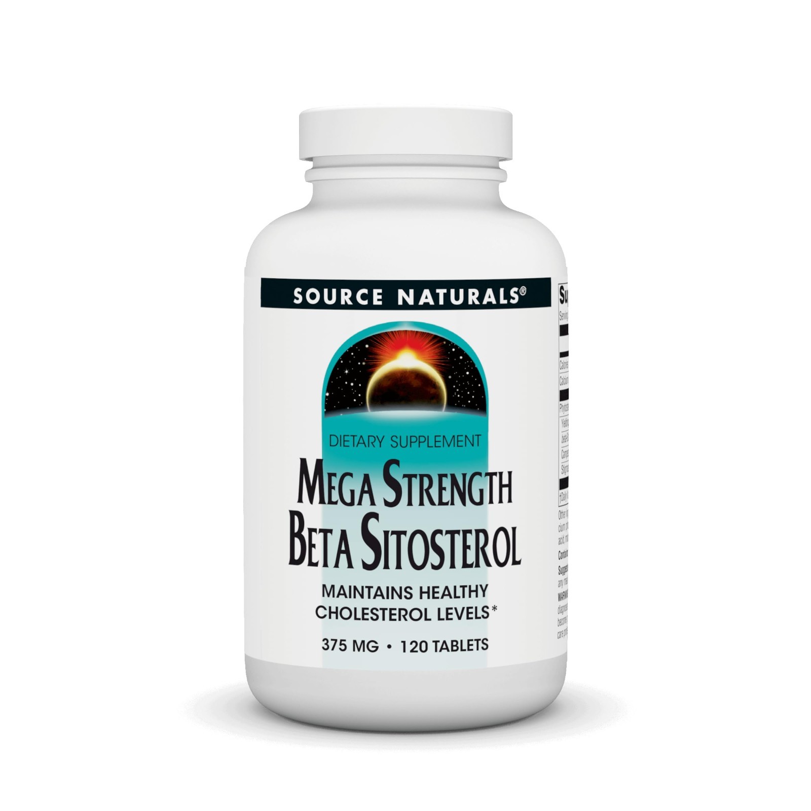 Mega Strength Beta Sitosterol 375mg – 120 Tablets for Heart Health & Cholesterol