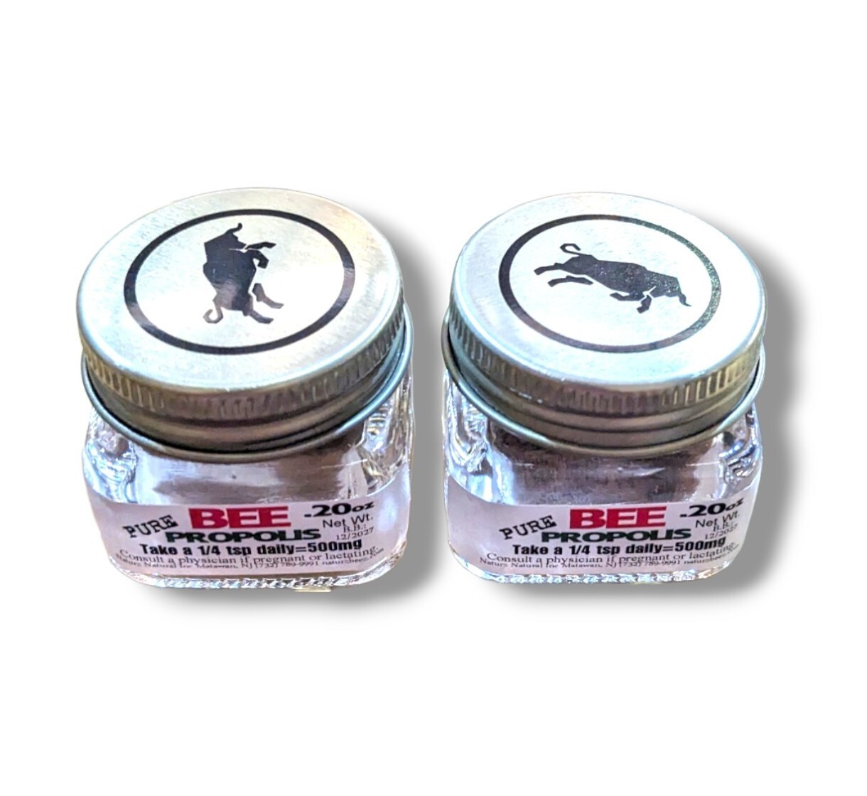 BEE PROPOLIS 0.20oz (6 Jars= Total 1.20 oz) CONVENIENCE Size 100% PURE PROPOLIS