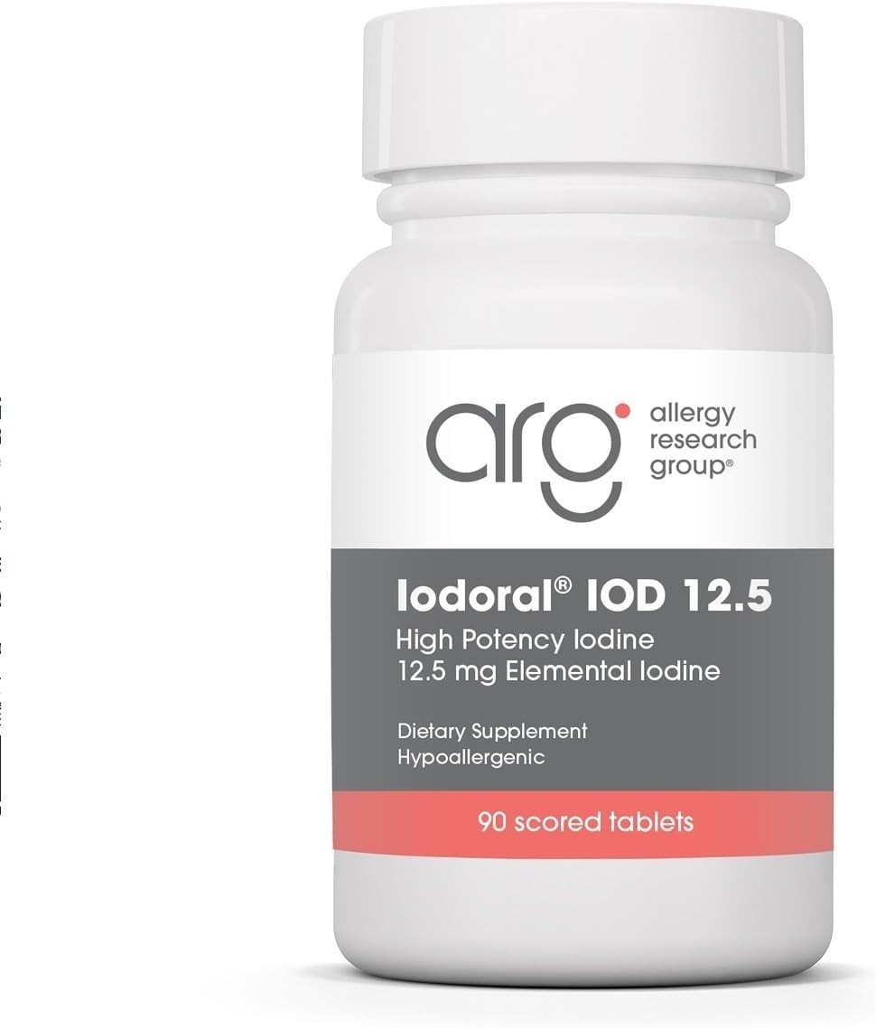 ARG Optimox Iodoral 12.5 mg Dietary Iodine Supplement 90 Tablets