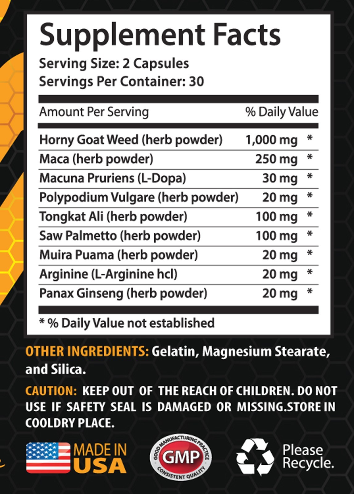 Tongkat indonesia – HORNY GOAT WEED – testosterone booster organic – 3 Bot