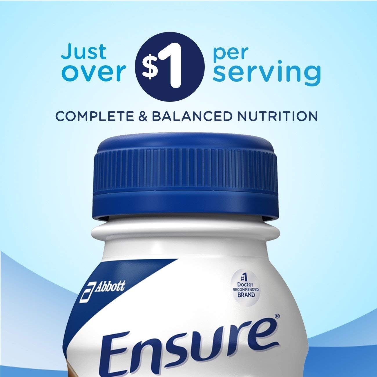 Ensure Plus Vanilla Nutritional Shake, 8oz – 6 Pack, 27 Vitamins + 16g Protein