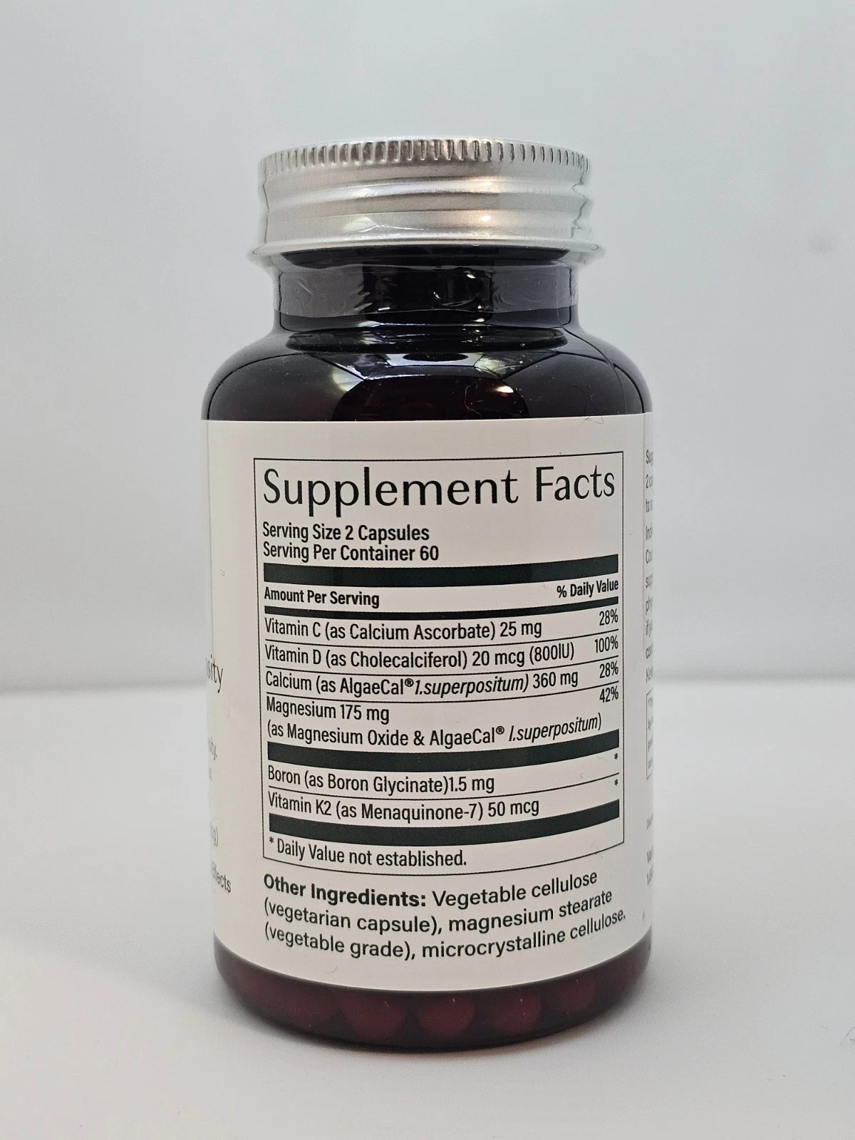 Pack of 2 AlgaeCal Plus Stronger Bones Dietary Supplement Algae Cal 120Ct