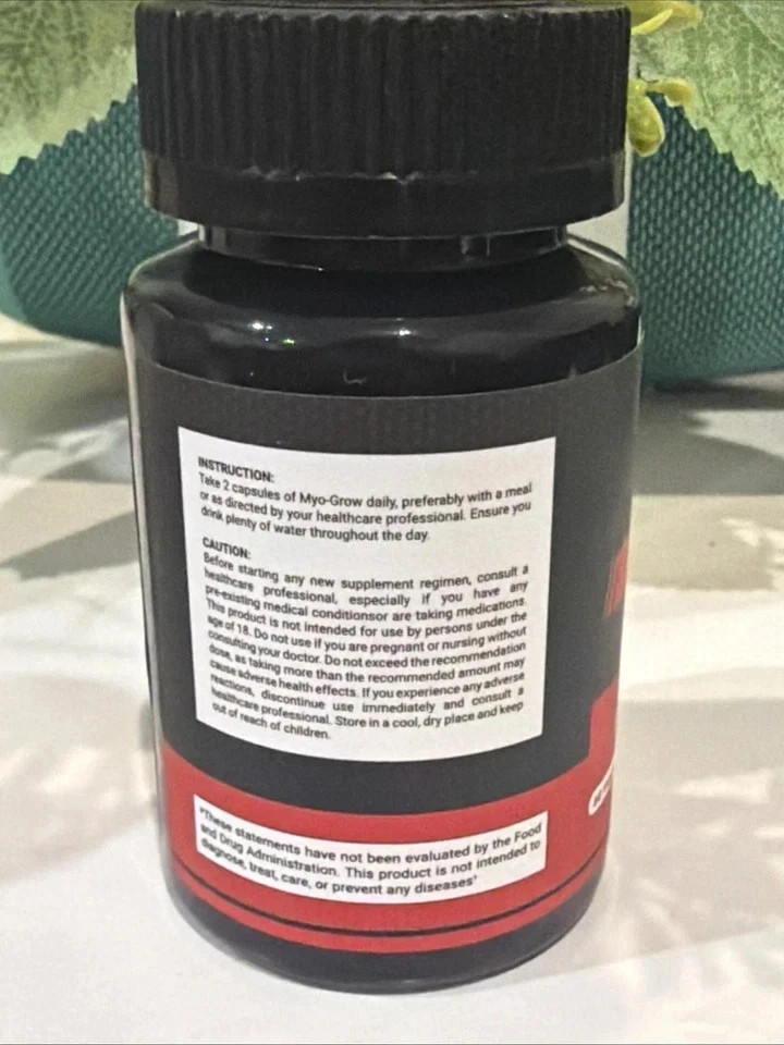 Dyno Myo Grow Muscle Support Supplement 60 Capsules Pack of 2