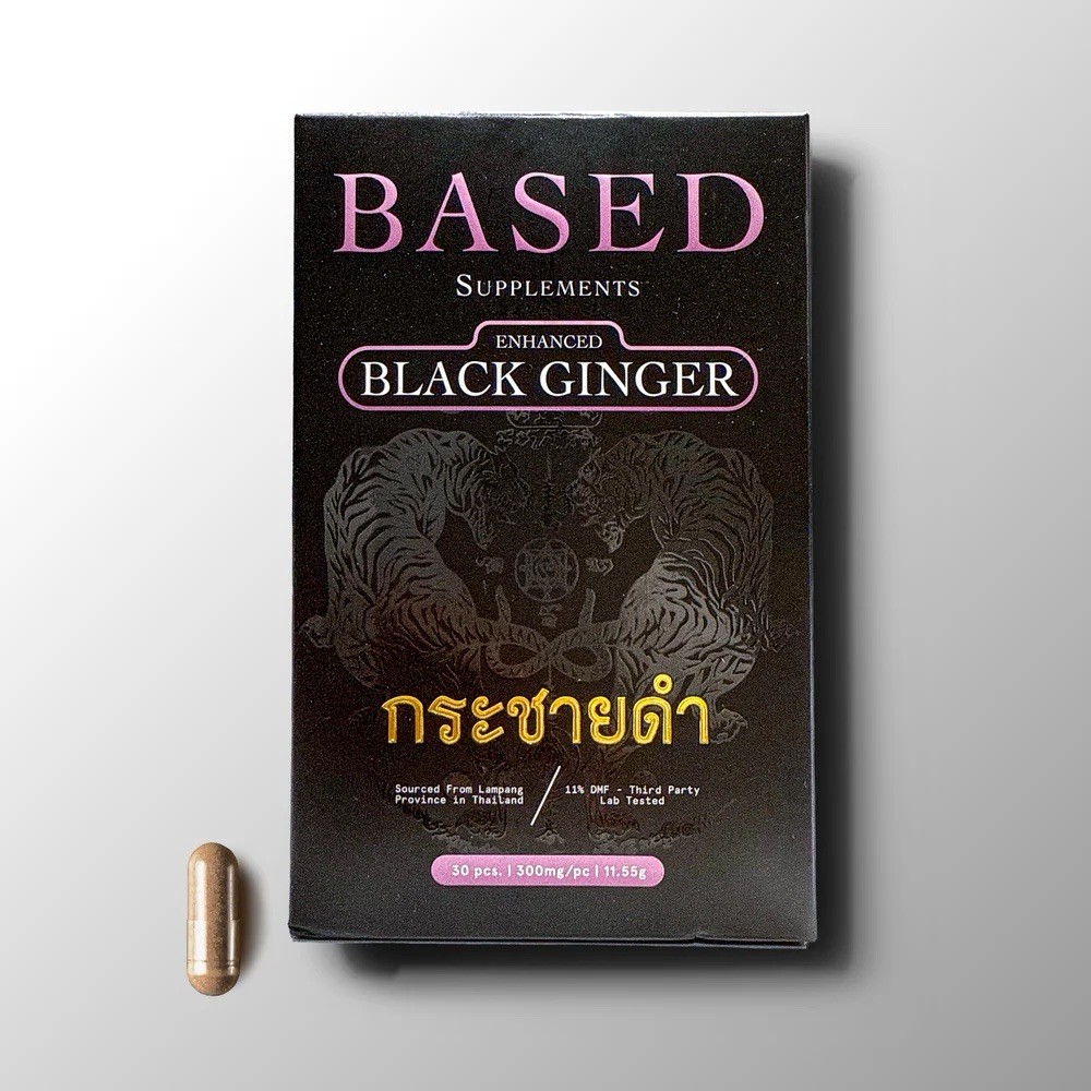 BASED Supplements Black Ginger MDF 11% – 30 capsules – 300mg per capsule