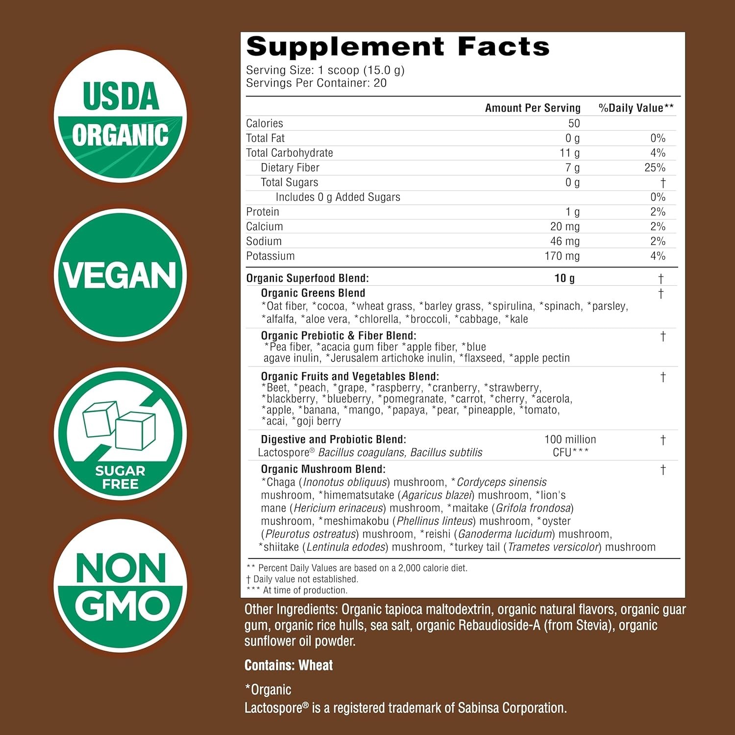 Country Farms Super Greens – Alkalizing Formula Chocolate 300 grams 4 PACKS