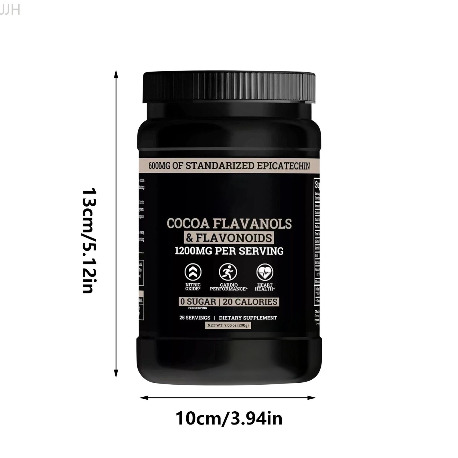 Forest Black 1200mg High Flavanol Cocoa Powder and Flavonoids Supplements