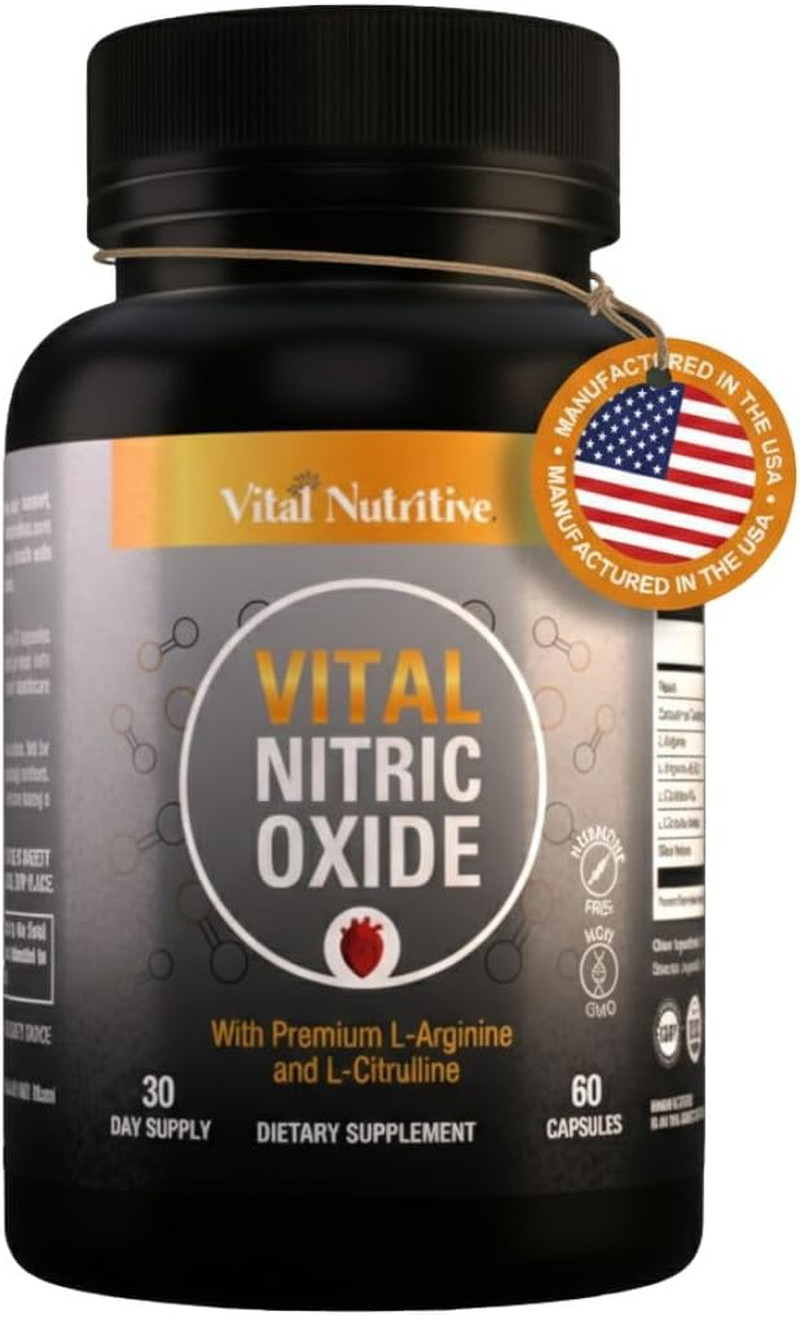 Vital Nitric Oxide Supplements for Men – Workout Booster Supplement for Men