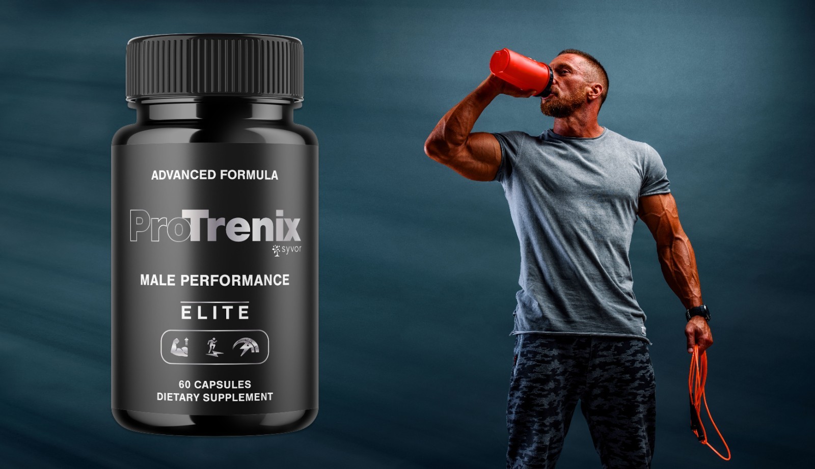 (1 Pack) Protrenix Advanced Male Pills Pro Trenix Formula Supplement 60 Capsules