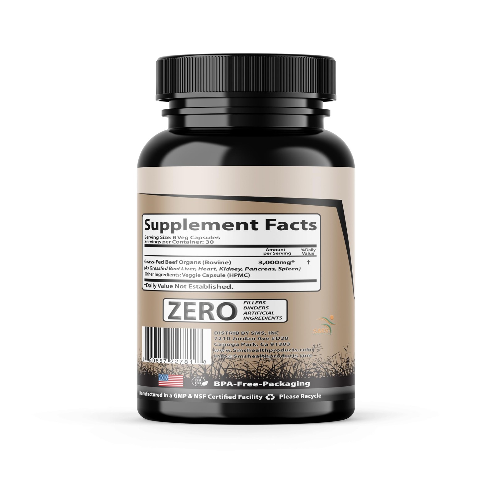 Beef Organ Supplement – Grass Fed Pasture Raised – Total Body Wellness Perf…